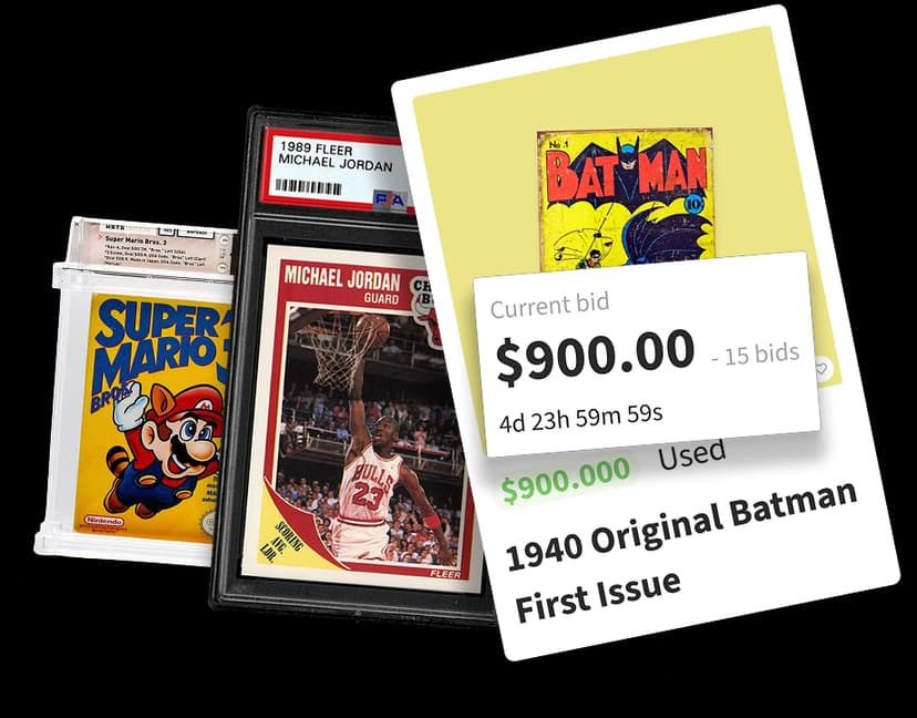 Collectible trading cards, comics, and video games