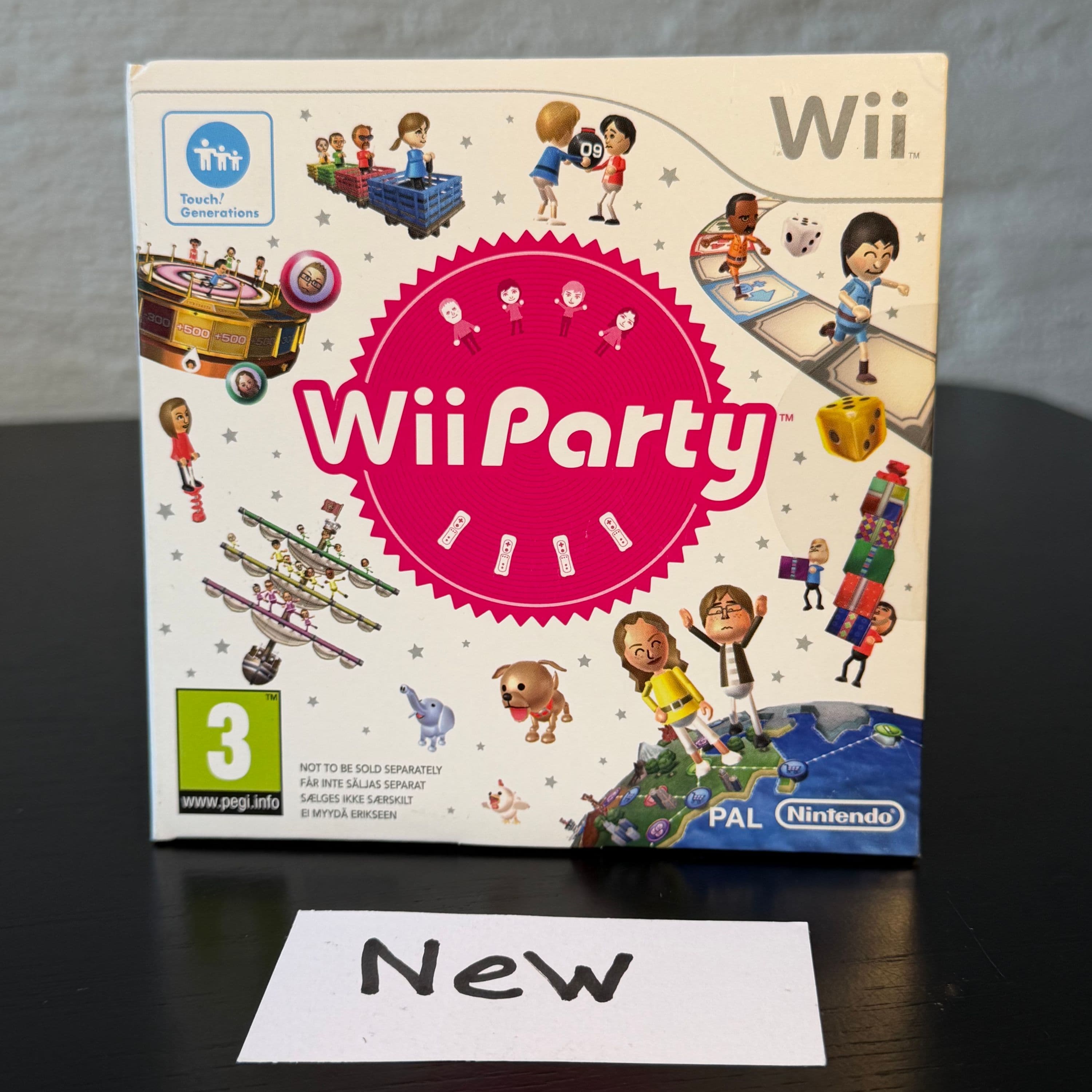 Fabriksforseglet kopi af Wii Party til Nintendo Wii