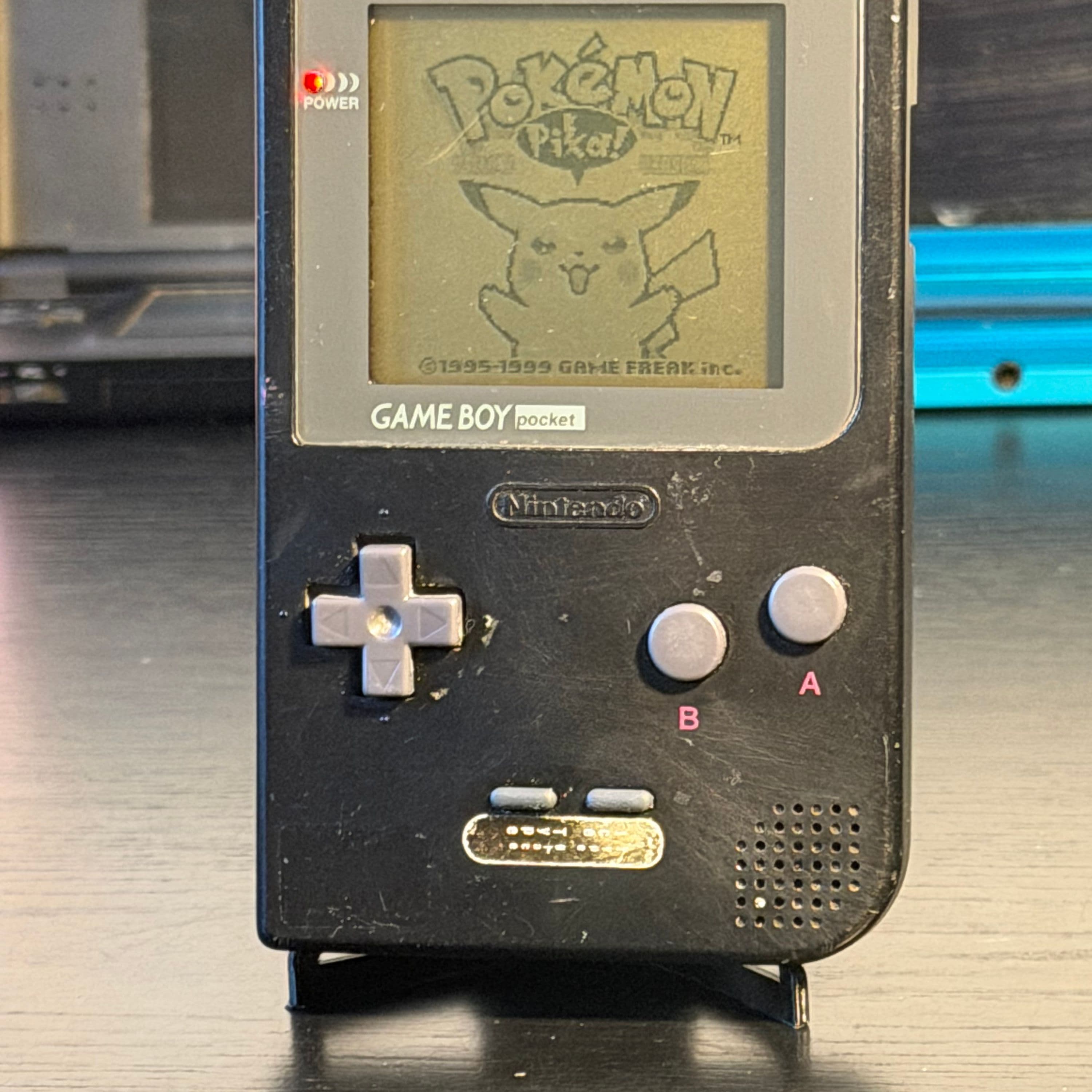 Sort Nintendo Game Boy Pocket håndholdt konsol