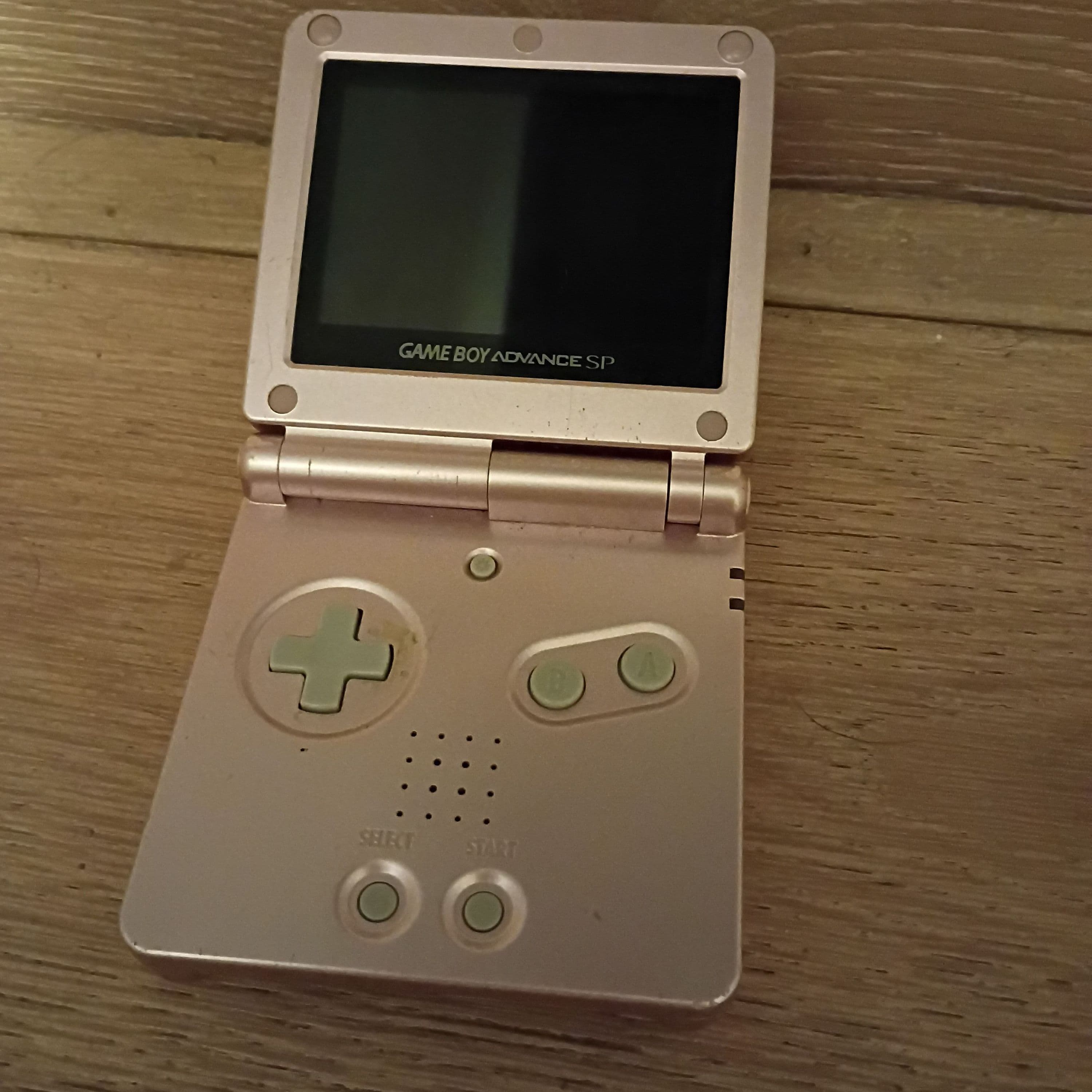 Game Boy Advance SP clamshell håndholdt konsol