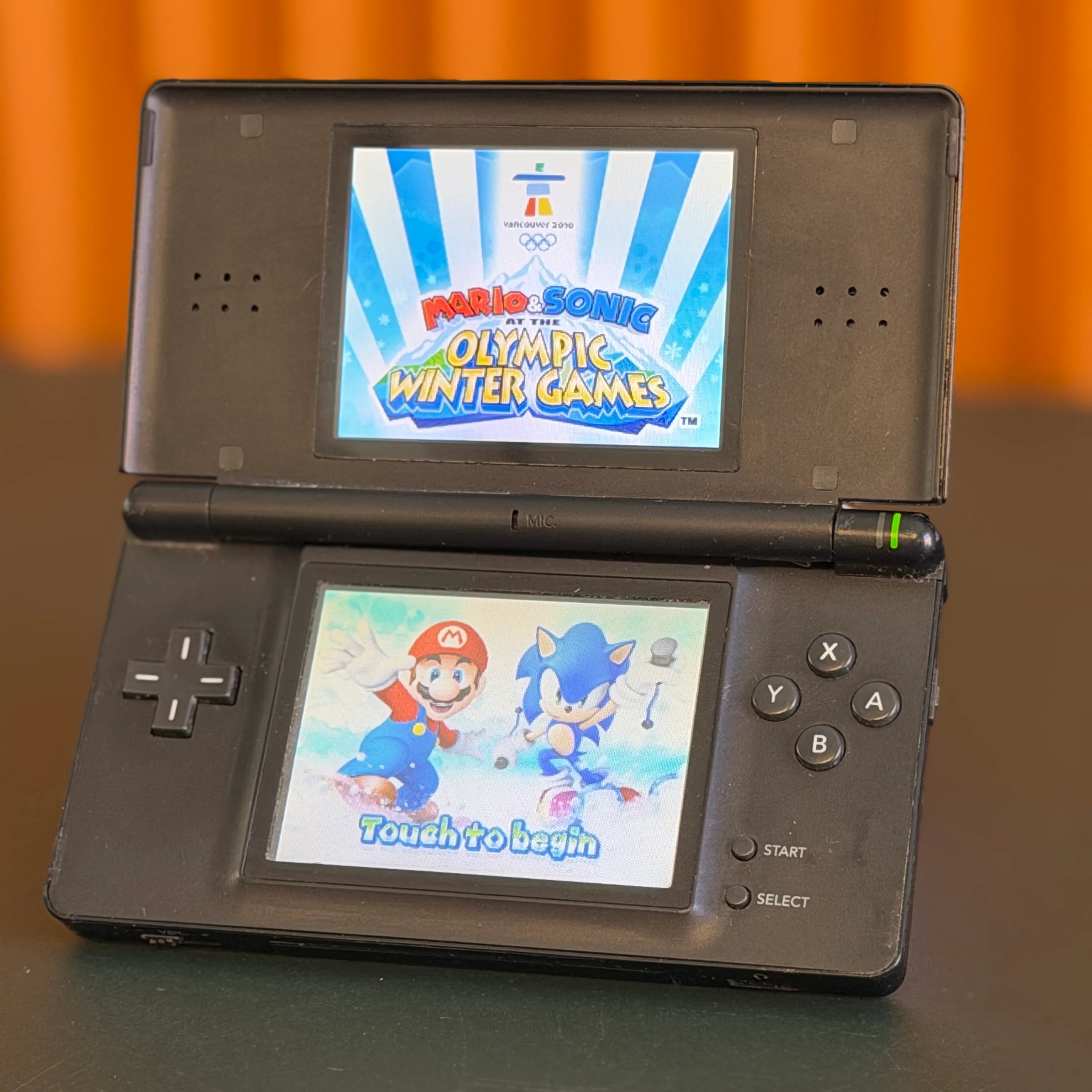 Nintendo DS Lite i sort