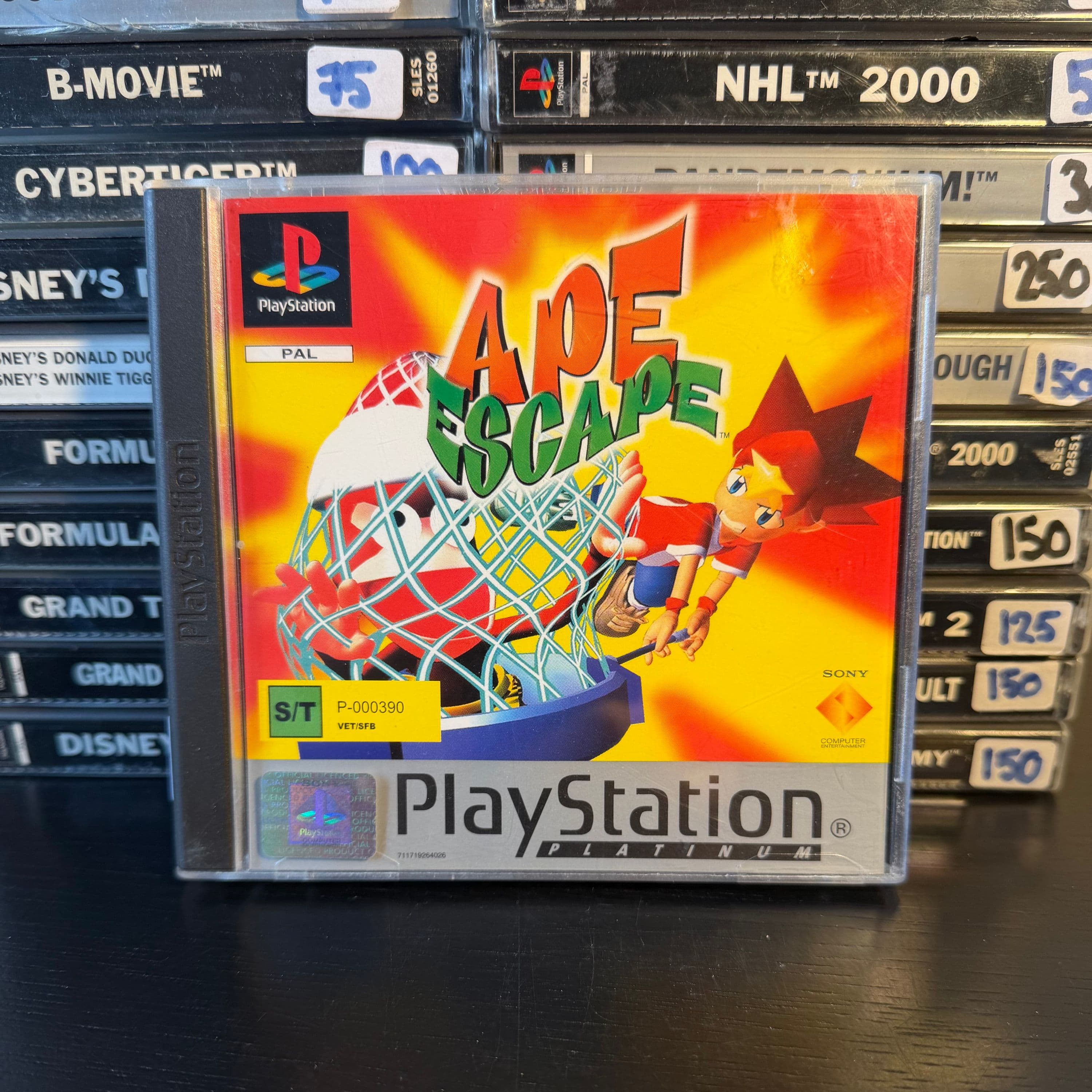 Ape Escape for PlayStation 1 in its original jewel case