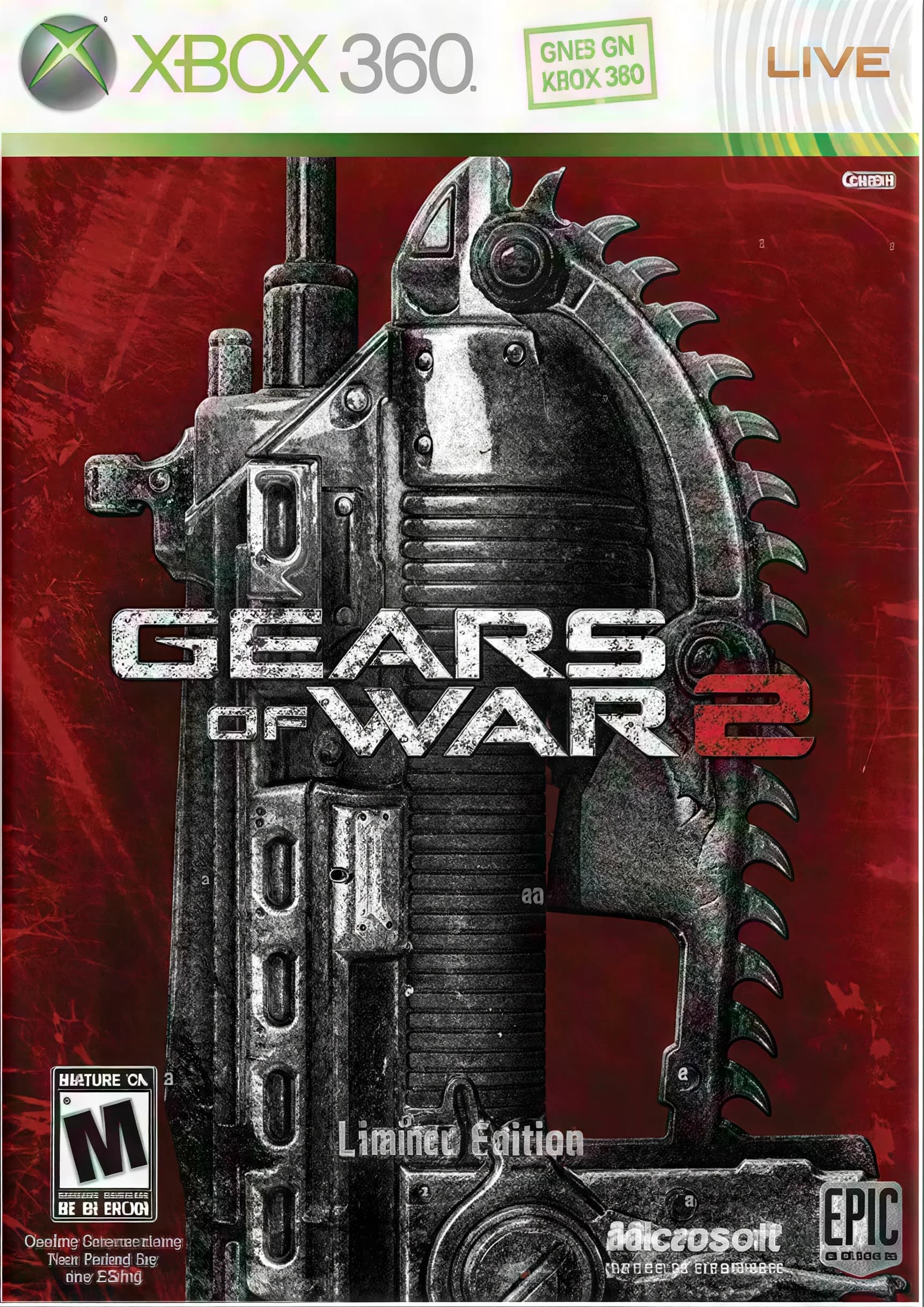 Gears of War 2 Limited Edition case for Xbox 360